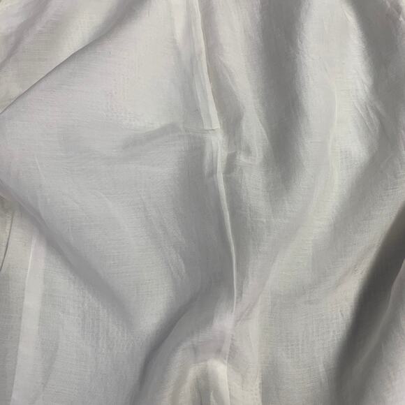 ZADIG & VOLTAIRE Size XS White Polyester Sequined Peak Lapel Snap Jacket Blazer - Picture 8 of 9